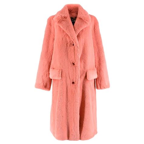 burberry pink faux fur